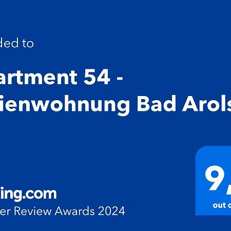 Apartment 54 - Ferienwohnung باد آرولزن المظهر الخارجي الصورة